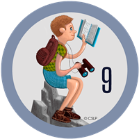 Kids Badge 9 - 45 Books Badge