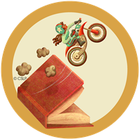 Teen Book Review 10 Badge
